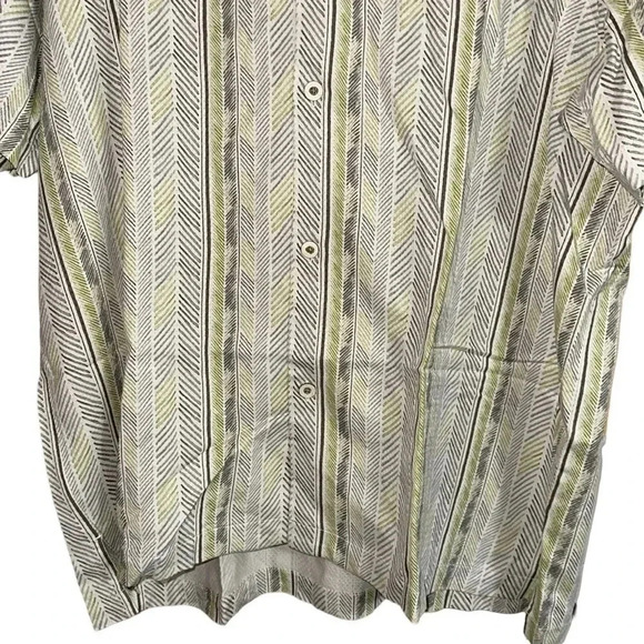Tommy Bahama Silk Blend Print Short Sleeve Button Down Size XXL - Picture 3 of 8